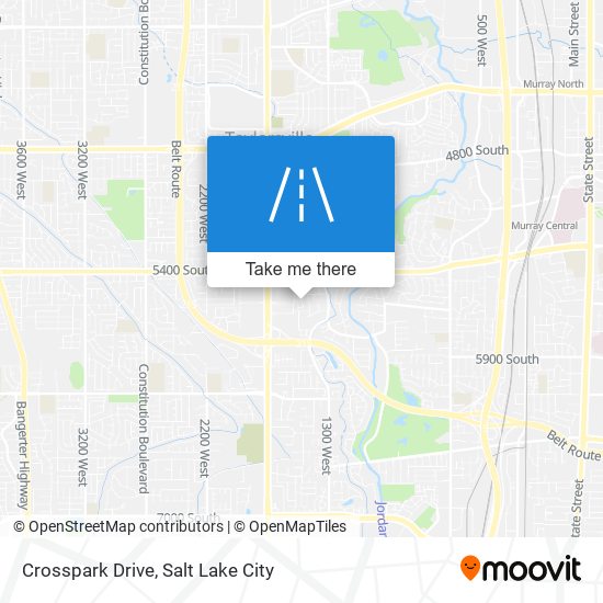 Crosspark Drive map