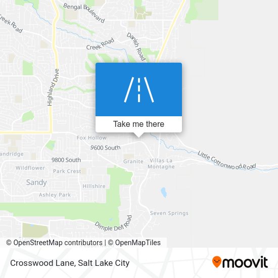 Crosswood Lane map