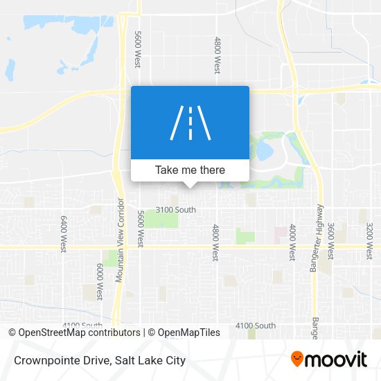 Crownpointe Drive map