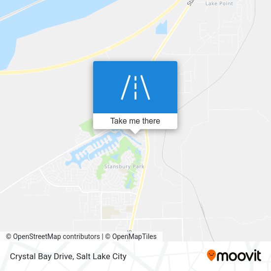 Crystal Bay Drive map