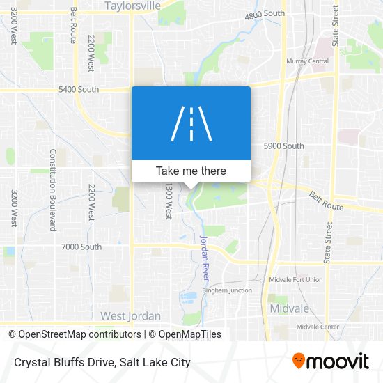 Crystal Bluffs Drive map
