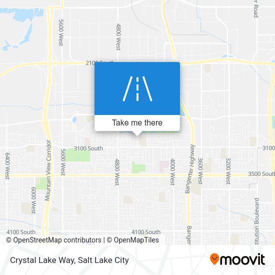 Crystal Lake Way map