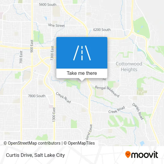 Curtis Drive map