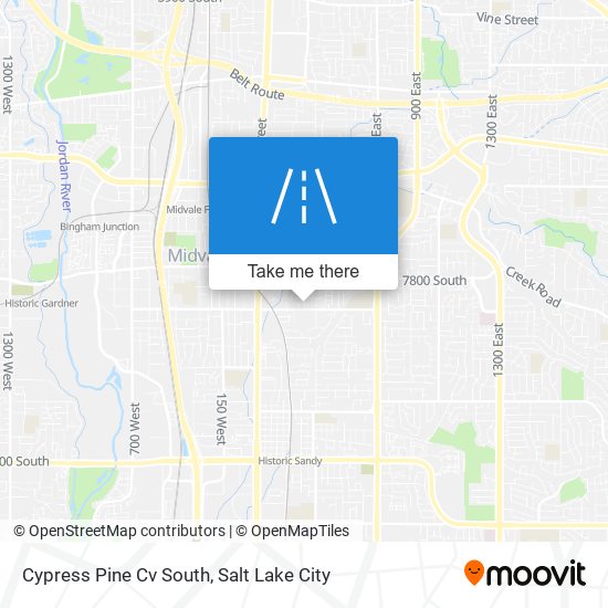 Cypress Pine Cv South map