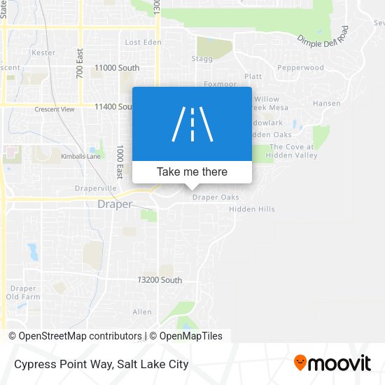 Cypress Point Way map