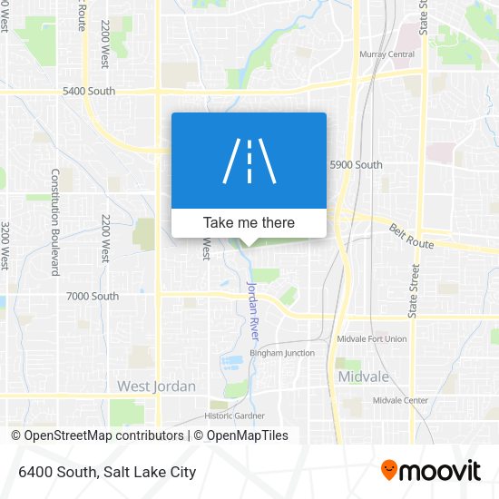 Mapa de 6400 South
