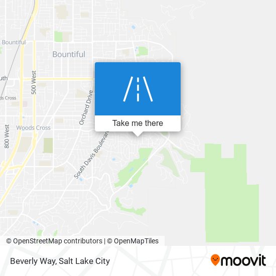 Beverly Way map