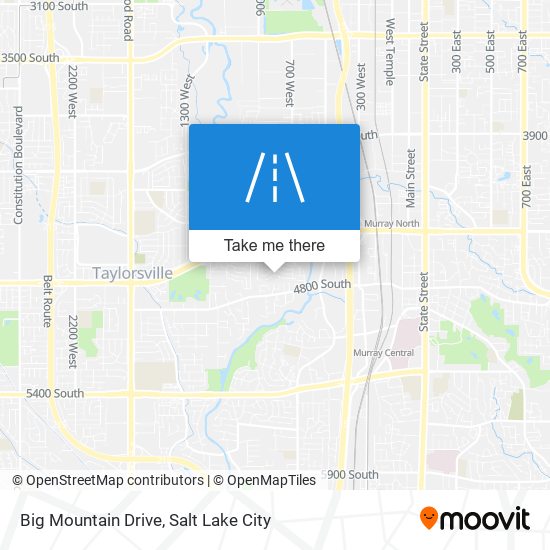 Big Mountain Drive map