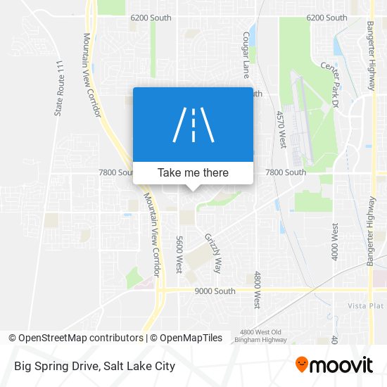 Big Spring Drive map