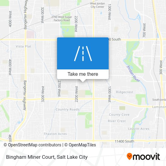 Bingham Miner Court map