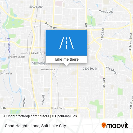 Chad Heights Lane map