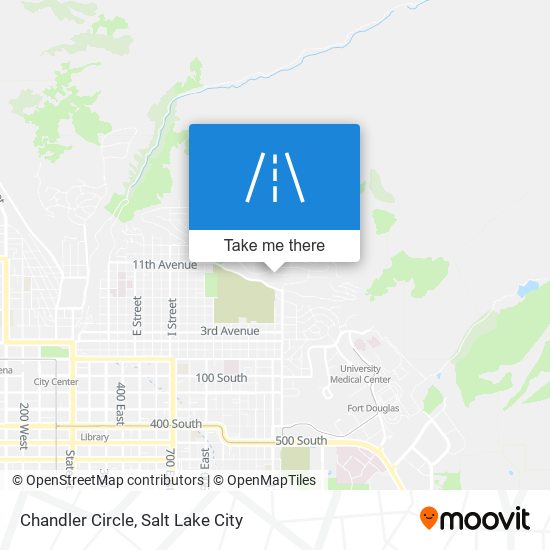 Chandler Circle map