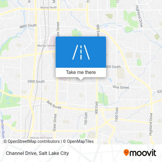Channel Drive map