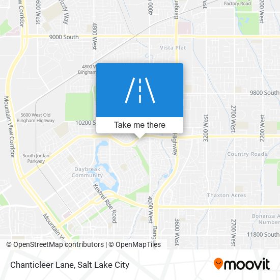 Chanticleer Lane map