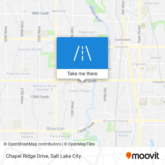 Mapa de Chapel Ridge Drive