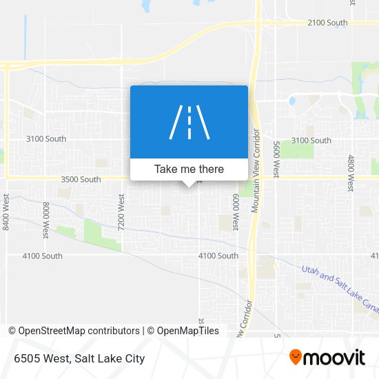 Mapa de 6505 West