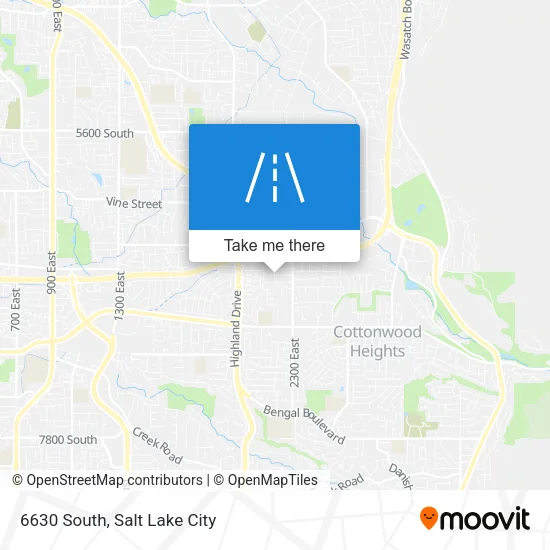 6630 South map