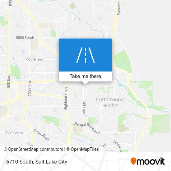 6710 South map