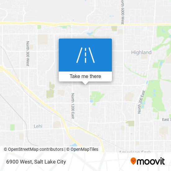 Mapa de 6900 West
