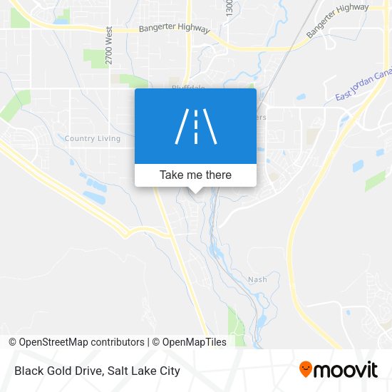 Black Gold Drive map