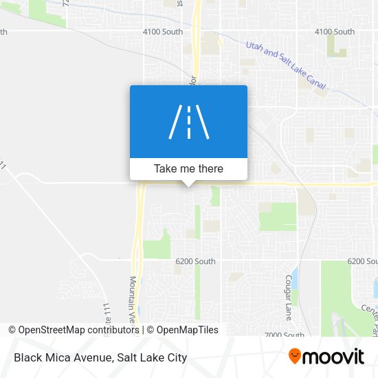 Black Mica Avenue map