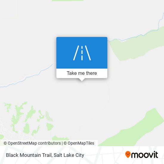 Black Mountain Trail map
