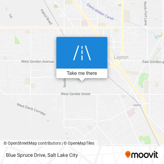 Blue Spruce Drive map