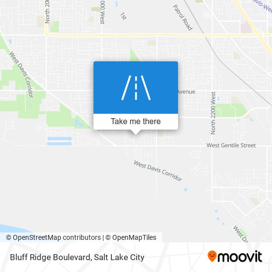 Bluff Ridge Boulevard map