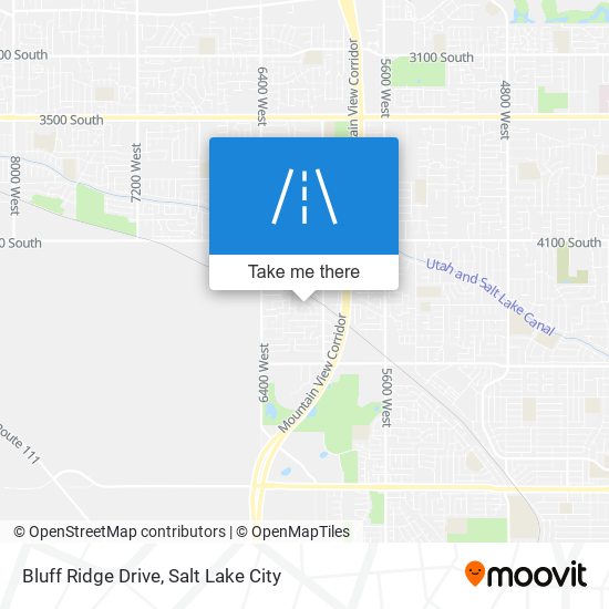 Mapa de Bluff Ridge Drive