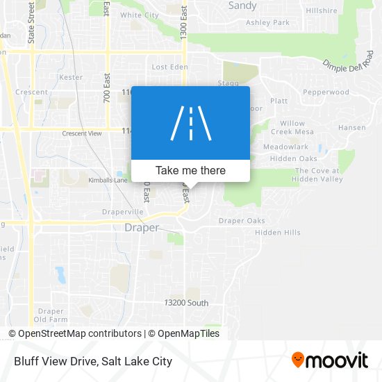 Bluff View Drive map