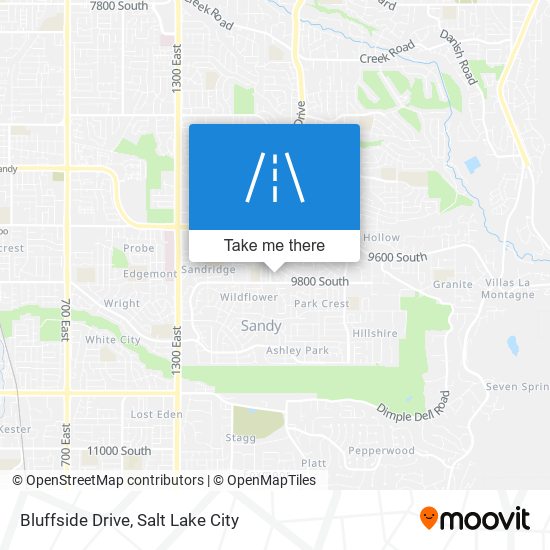 Bluffside Drive map