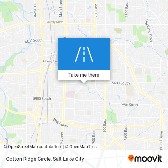 Cotton Ridge Circle map