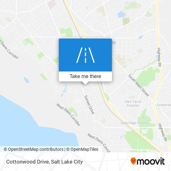 Cottonwood Drive map