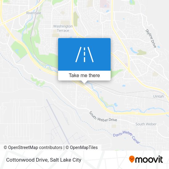 Mapa de Cottonwood Drive
