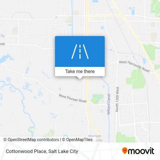 Cottonwood Place map
