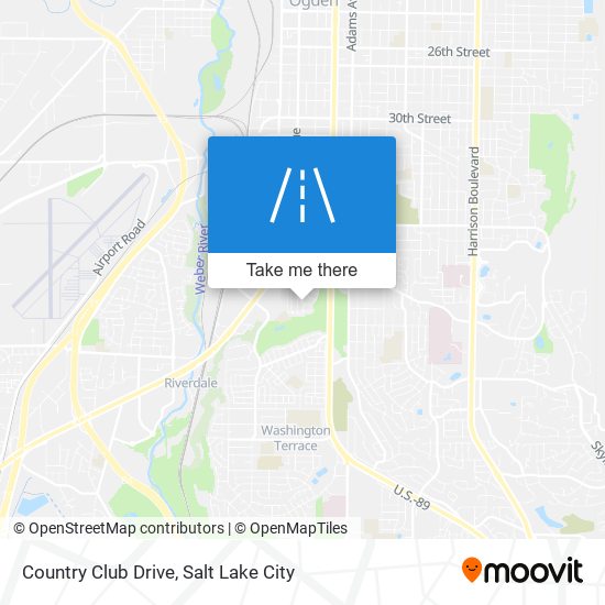 Country Club Drive map