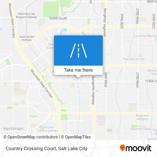 Country Crossing Court map