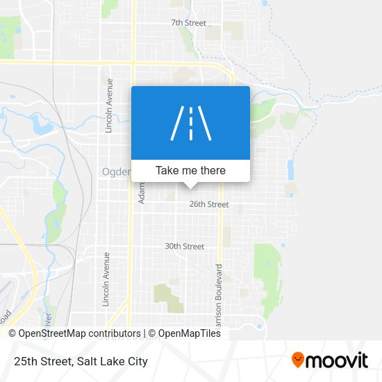 25th Street map