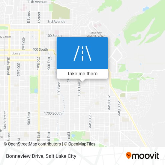 Bonneview Drive map