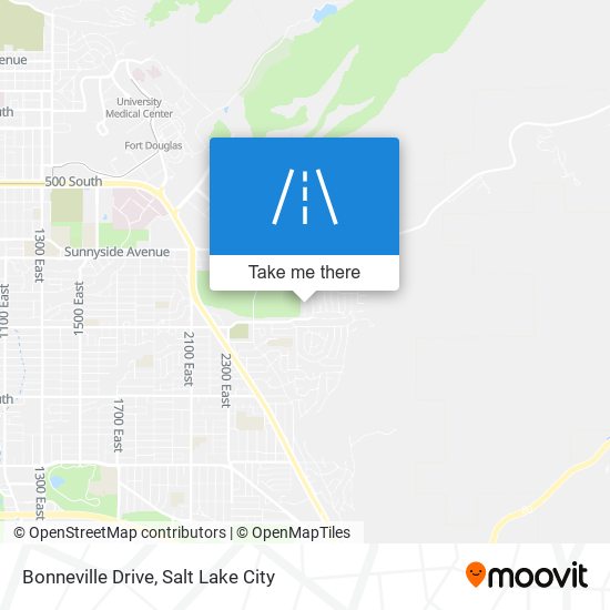 Mapa de Bonneville Drive