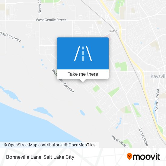 Bonneville Lane map
