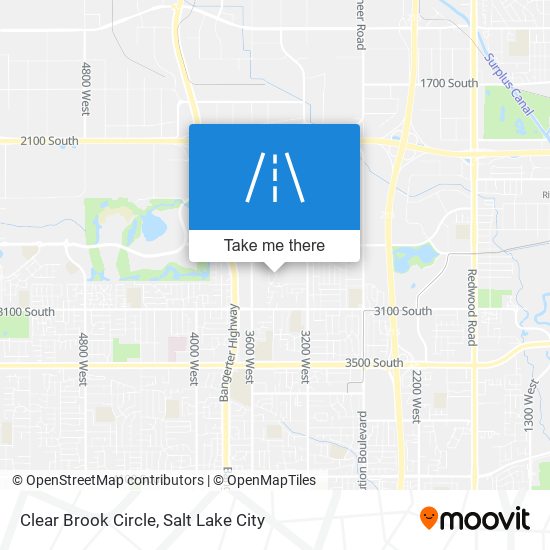 Clear Brook Circle map