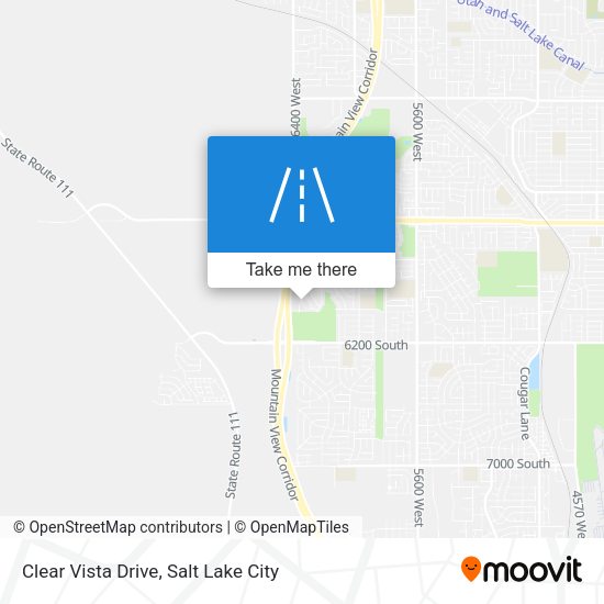 Mapa de Clear Vista Drive