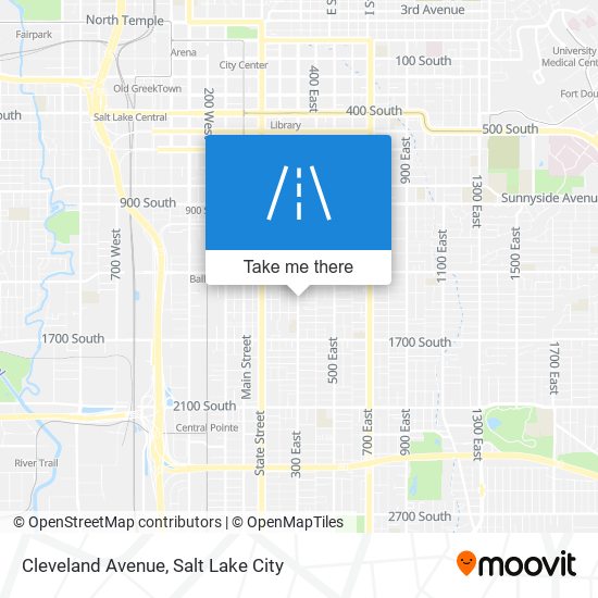 Mapa de Cleveland Avenue