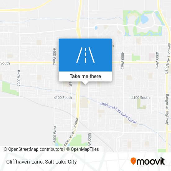 Cliffhaven Lane map