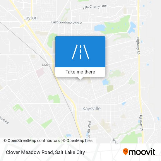 Clover Meadow Road map