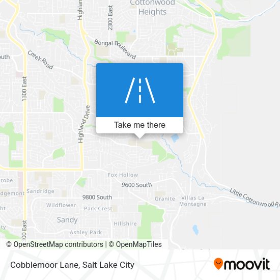 Mapa de Cobblemoor Lane