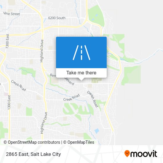 Mapa de 2865 East