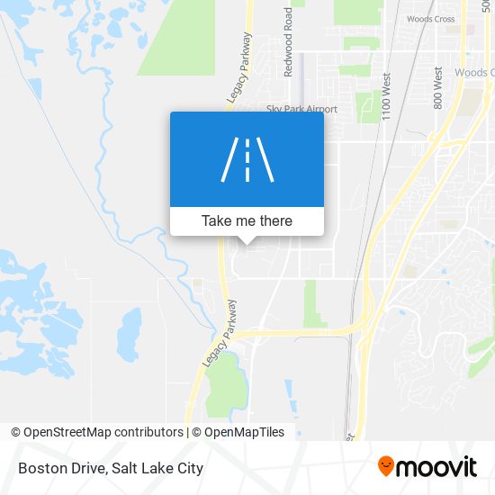 Boston Drive map