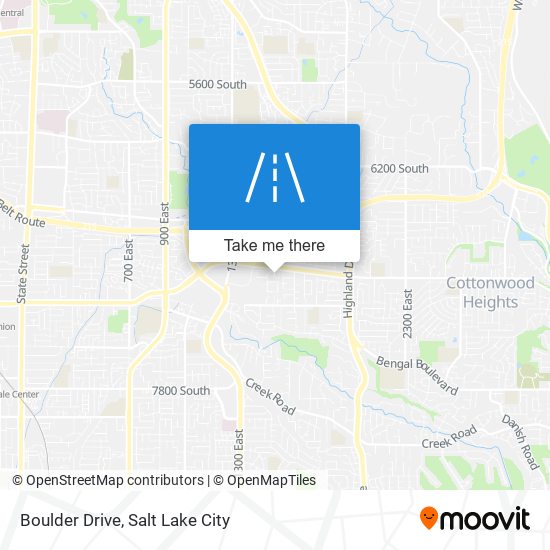 Mapa de Boulder Drive